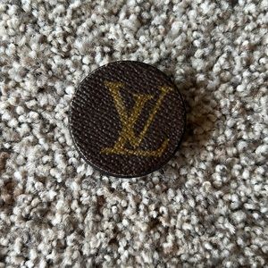 Popsocket with repurposed Louis Vuitton